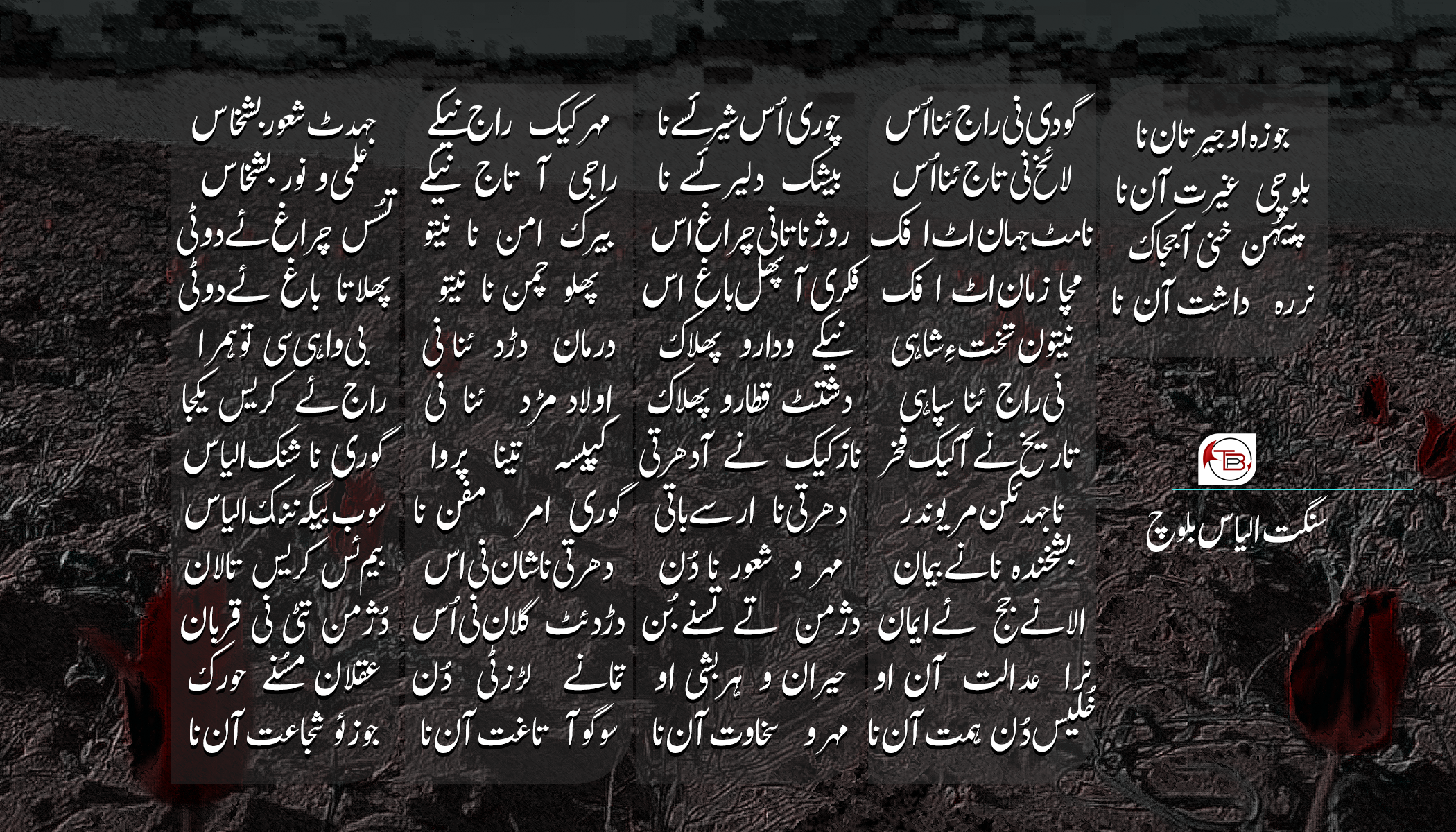 جوزہ او جیرتان نا – سنگت الیاس بلوچ